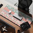 thumbnail image 2 of Long Mouse Pads for Desk,Pink Pioneer Flower Striped Pattern Desk Mats on Top Of Desks, Desk Mouse Pad Extra Large with 3mm Non-Slip Base and Stitched Edge for Gaming,Office,Work,Home 35.4"x15.7", 2 of 6