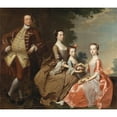 thumbnail image 3 of Thomas Hudson 17x15 Black Modern Framed Museum Art Print Titled - The Thistlethwayte Family (ca. 1758), 3 of 5