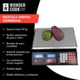 thumbnail image 2 of Bascula Digital Comercial Wonder Cook 30 Kilos Recargable, 2 of 7
