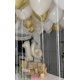 thumbnail image 5 of Globos con números Uggesy, color blanco crema, 40 cm, para fiesta de cumpleaños, 5 of 5