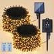thumbnail image 1 of Cadena de luces solares Woohaha, 22 m, 200 LED, control remoto blanco cálido, 1 of 7