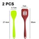 thumbnail image 2 of Juego de mini utensilios de cocina de 2 piezas: utensilios de cocina de silicona con pala para ensalada y pala para drenaje, 2 of 5