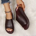 thumbnail image 4 of Zapatos para Vestir Casuales Sandalias Playa Verano Punta Abierta Slip On Mujeres, 4 of 9