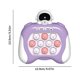thumbnail image 3 of Juego Rápido De Empuje Pop Push Bubble Fidget Reaction Ability Stress Relieve para niños Regalos (Púrpura), 3 of 5