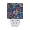 thumbnail image 2 of Sea and Tropical Flower Night Light 2 Pack LED Nightlight Plug into Wall Dusk to Dawn Sensor Soft White, 2 of 7