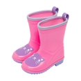 thumbnail image 2 of Otqutp Toddler Rain Boots Waterproof Lightweight Kids Rubber Boots Easy-On Rainboots Cute Cat Non-Slip Sole Rain Shoes for Boys Girls, 2 of 9