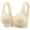 Beige, variant on fatyb Womens Front Closure Bras No Underwire Everyday Bras for Women Full Coverage Comfort T Shirt Bras