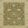 thumbnail image 1 of Ahgly Company Indoor Square Abstract Metallic Gold Oriental Area Rugs, 4' Square, 1 of 6