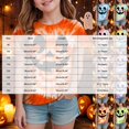 thumbnail image 3 of PEASKJP Girls T Shirts Short Sleeve Girl's Short Sleeve Crewneck T Shirt Halloween Clothes (Light Pink,6-7 Years), 3 of 5