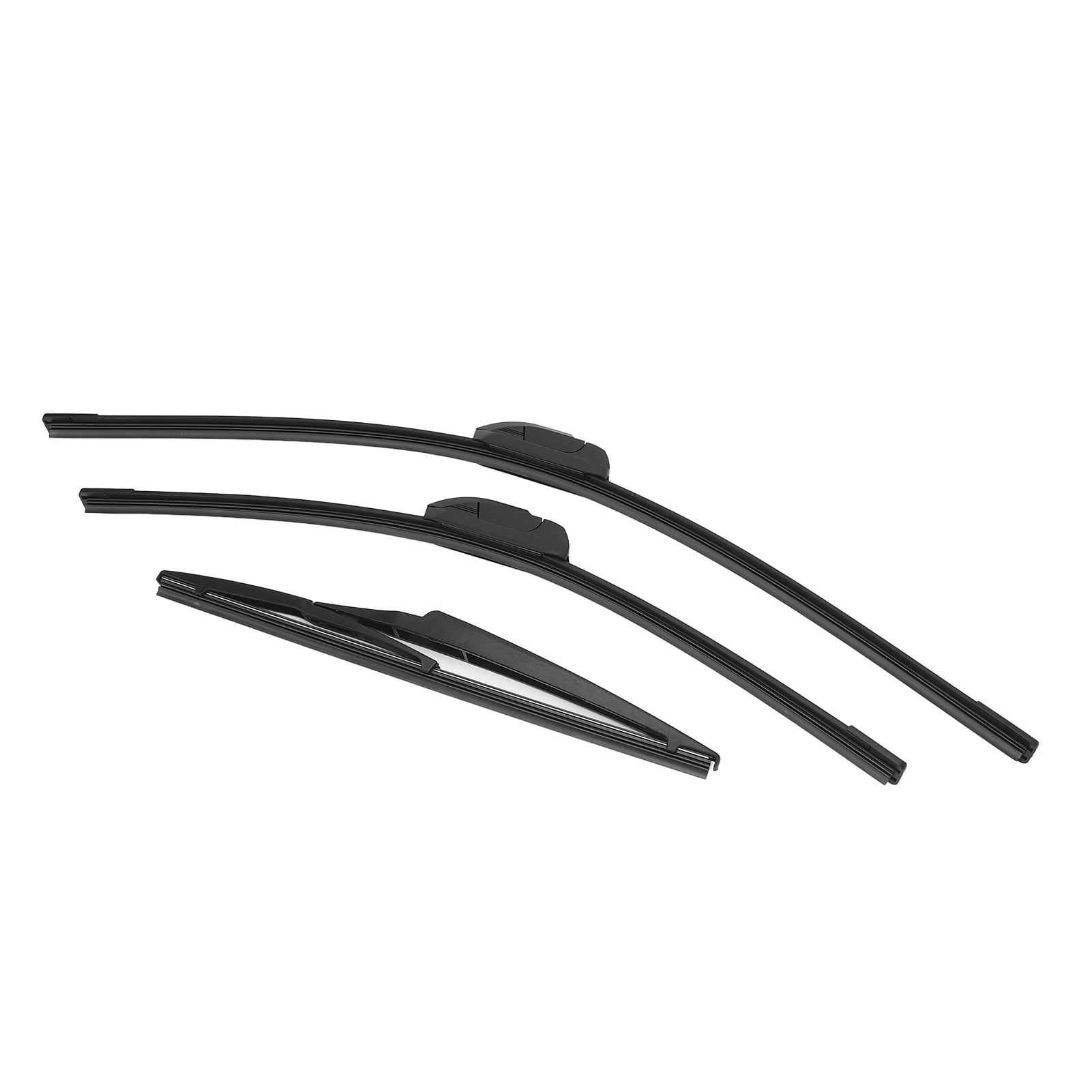 Set Of 3 Wiper Blades, Exceptional Durability 24in 17in 12in Windshield Wiper Blades Set Rubber  for Mirage 2014-2020