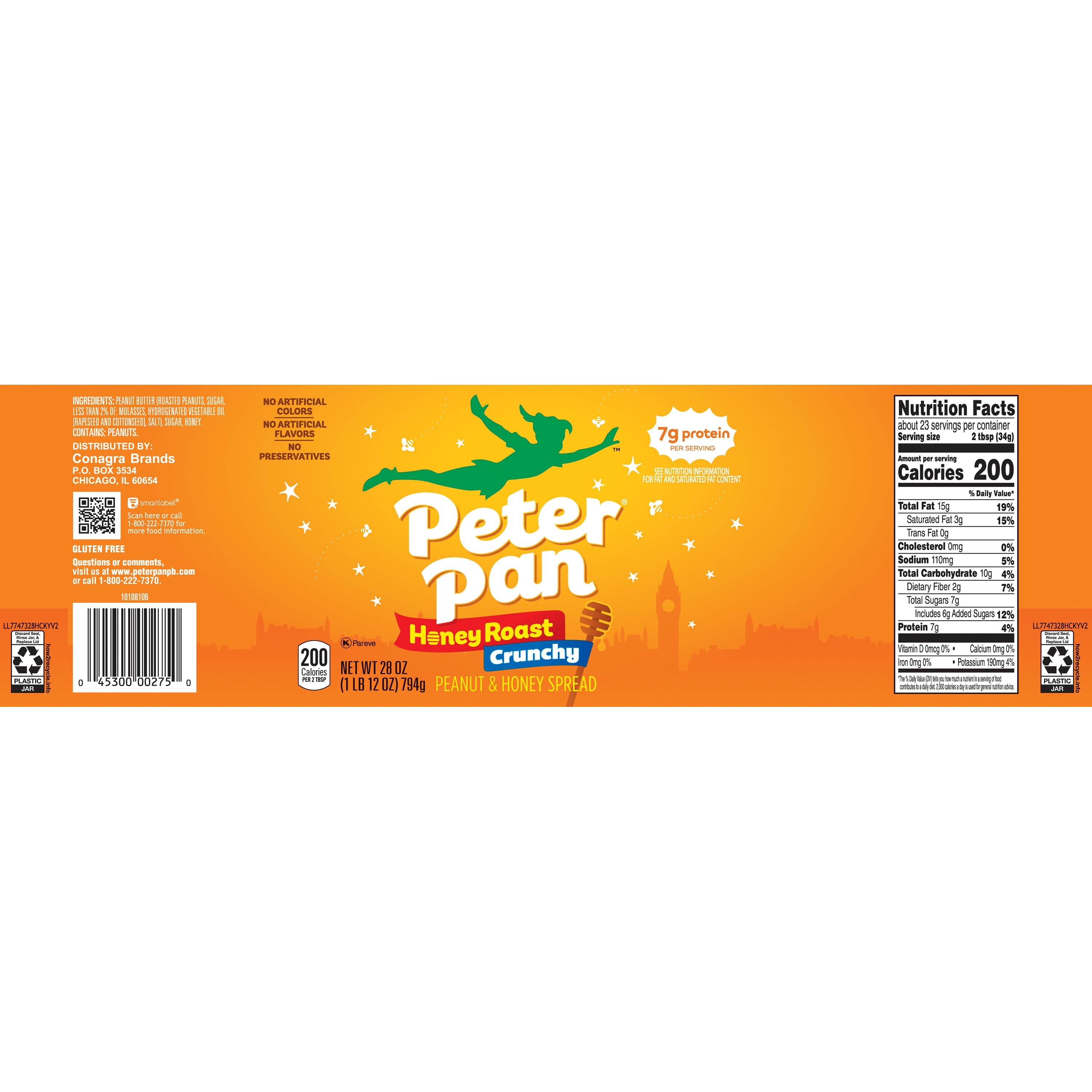 Peter Pan Crunchy Honey Roasted Peanut Butter 28 Oz Walmart Com Walmart Com Peter Pan Crunchy Honey Roasted Peanut Butter 28 Oz Walmart Com Walmart Com
