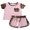 Black/Pink, variant on Canrulo Toddler Kids Baby Girls Clothes Short Sleeve T-shirt Top Shorts Summer Outfits Pink 12-18 Months
