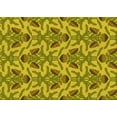 thumbnail image 1 of Ahgly Company Machine Washable Indoor Rectangle Transitional Dark Yellow Green Area Rugs, 2' x 3', 1 of 7