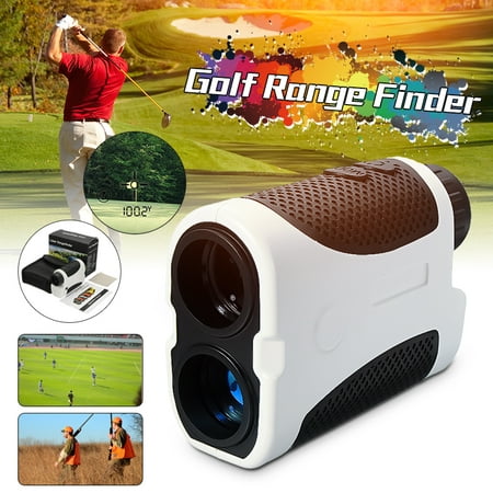 Golf Laser Range Finder Slope Compensation Angle Scan Binoculars Pinseeking Club - for Travel, Golf and Hunting with Carrying (Best Rangefinders For Golf 2019)