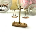 thumbnail image 3 of Vintage :12 Dollhouse Balance Scale with 6 Weight for Kitchen Life Scene, 3 of 7