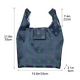 thumbnail image 2 of QAZbgdl Eco-Friendly Foldable Waterproof Shopping Tote Bag | 40L Large Capacity Grocery Bag | Reusable & Collapsible with Reinforced Handles | 1 Pack, 2 of 6