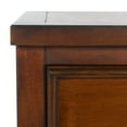 thumbnail image 7 of SAFAVIEH Toby Nightstand With Storage Drawers Brown, 7 of 7