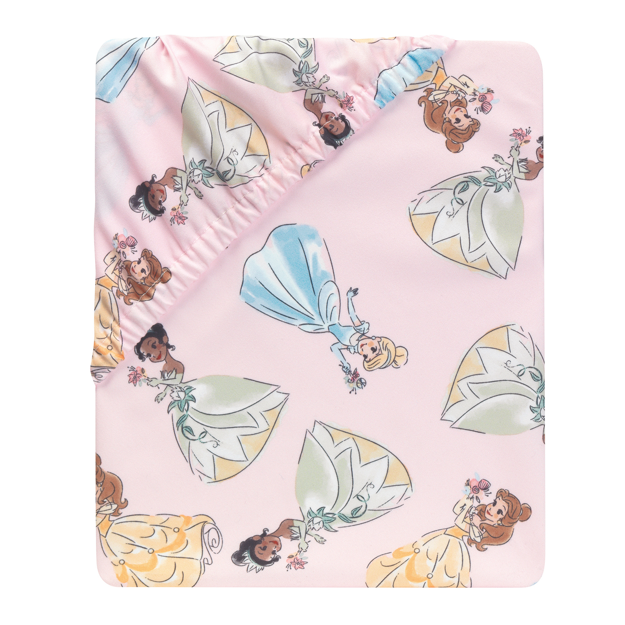 Lambs & Ivy Disney Princesses Fitted Crib Sheet photo 3
