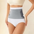 thumbnail image 2 of Karight High Waisted Tummy Control Thongs Shapewear Strapless Core Body Shaper High Control Seamless Thick Thong, 2 of 5