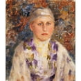 thumbnail image 3 of Maria Wiik 20x23 Black Modern Framed Museum Art Print Titled - Breton Woman (1914), 3 of 5