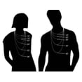 thumbnail image 4 of 1.00mm Solid Adjustable Rope Chain Necklace REAL 14K White Gold Up To 22'', 4 of 4