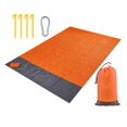 thumbnail image 2 of sunsanly Beach Blanket Sand-proof Oversized Picnic Mat Foldable Design Reusable Water-Resistant Extra Large Beach Mat, 2 of 8