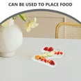 thumbnail image 6 of White Ceramic Plate with Letter for Snack Serving and Home Decor 7.87 x 7.87 Inches, 6 of 6