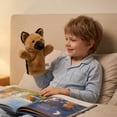 thumbnail image 2 of Lifelike Plush Dog Plush Hand Puppet Soft Animal Companion Character Play&Develop Toy for Show Theater, 2 of 5