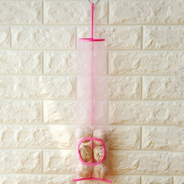 Xihbxyly Artículos En Liquidación para Mujeres Bolsa de Comestibles para El Hogar, Dispensador de Almacenamiento de Montaje En Pared, Organizador de Cocina de Plástico