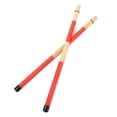thumbnail image 3 of Decodeary Drum Stick Professional Playing Hammer Bamboo Percussion Instrument Mallet Music Play Accessory Replace Part Red 1Set, 3 of 6