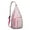Rose-red-2, variant on Highland Cow Print Canvas Sling Bag - Rustic Farmhouse Crossbody Backpack for Men & Women, Cute Cow Lovers Shoulder Daypack (Black & White Cow Pattern, Funny Farm Design, Unisex Casual Rucksack)