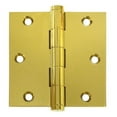 thumbnail image 2 of Deltana Dsbp35 3.5" X 3.5" Solid Brass Square Corner Plain Bearing Mortise Hinge - Bronze, 2 of 2