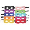 thumbnail image 2 of Lote de 10 antifaces de fieltro cuadrados para Halloween, para juegos entre padres e hijos, para adultos y niños, accesorios de cosplay de misterio de mascarada., 2 of 6
