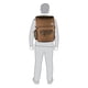 thumbnail image 5 of Mochila Carhartt Workday 35 L de nailon marrón para portátil de 15 pulgadas, 5 of 6