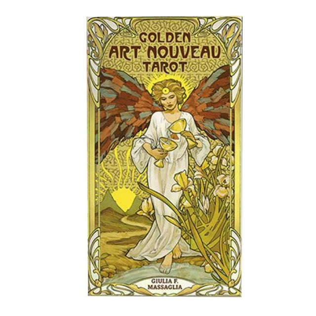 Juego de cartas Golden Art Noveau Tarot Family con barajas de tarot