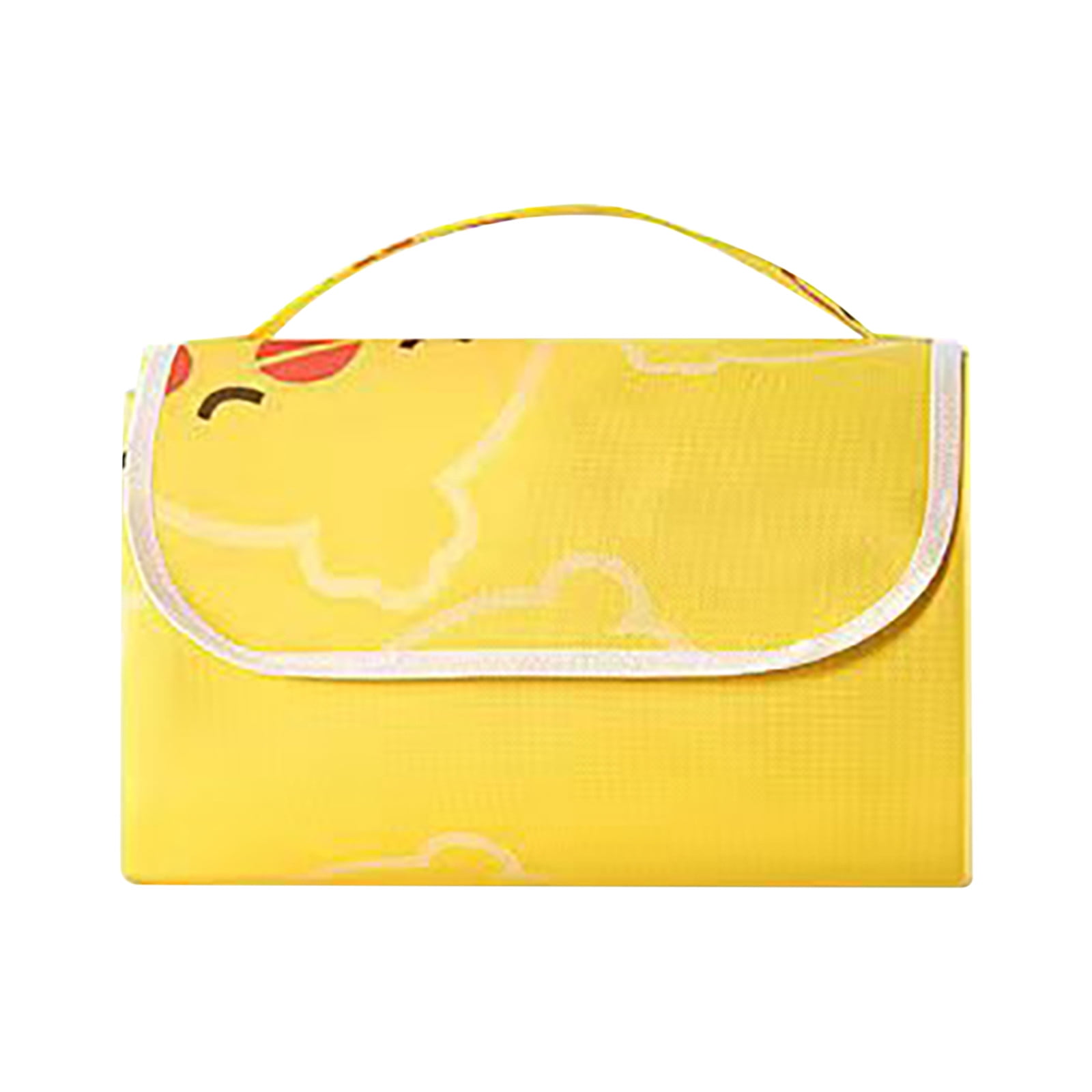 skpabo Waterproof Oxford Mat Lattice Camping Picnic Blanket Outdoor Foldable Beach Print Mat