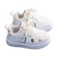 thumbnail image 5 of Kids Running Shoes, Kids Shoes, Girls Tennis Shoes, Kids Sneakers, Toddler Walking Shoes Boys Girls Slip-On Barefoot Shoes Kids Breathable Sneakers Non-Slip Lightweight Tennis Shoe, White US-3C/EU-19, 5 of 5