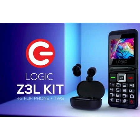 4G Unlocked Flip Phone Logic Z3L with Free Bluetooth
