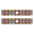thumbnail image 7 of Yayeee Faucet Mat for Kitchen Sink 30" Diatomite Long Splash Guard Pad, Colorful Floral Pattern, 2 Pack, 7 of 7