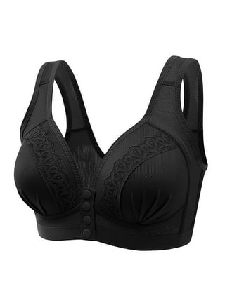 Kddylitq Mastectomy Bra With Built In Breast Forms Supportive Smoothing  Lace Strapless Push Up Bra For Women Padded Eyelash Adjustable Wireless  Push Up Comfortable Bralette Buckle Bra Black 2X-Large 