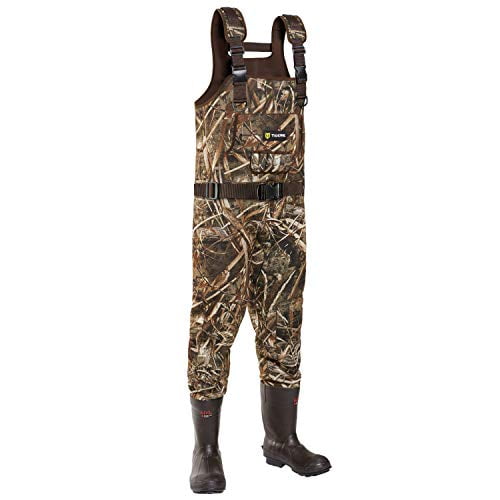 TIDEWE Chest Waders, Hunting Waders for Men Realtree MAX5 Camo with