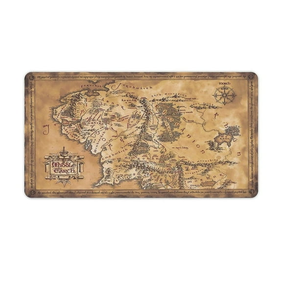 The Lord of the Rings The Fellowship Mouse Pad 80cm The Hobbit,Child Mouse Pad Photo 15.7”X29.5” Rubber,Each,Besetuui