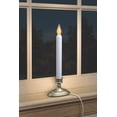 thumbnail image 2 of Plug-In Flameless Window Candle, Dusk to Dawn, Extra Bright, Pewter, 6-Pack, 2 of 4