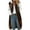 Brown, variant on Womens Long Jacket Trendy Color-blocking Plus Size Fleece Long Sleeve Hooded Outerwear Fall Winter Thick Warm Soft Lightweight Casual Comfortable Plush Coat