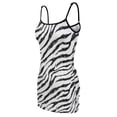thumbnail image 5 of Ladies Elegant Sling Sleeveless Sexy Dress Animal prints, 5 of 6
