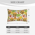 thumbnail image 3 of Plush Throw Pillow Covers, Cute Food Vegetable Cheese Pillow Cases with Invisible Zipper, Breathable Microfiber Pillow Cases Standard Size for Sleeping Bedroom Sofa Living Room 16x24, 3 of 5