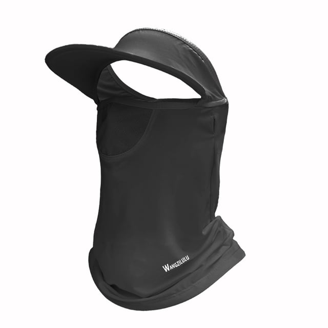 pitrice Lightweight And Breathable Face Sunshade Cycling And Sun for Protection Sunscreen Mask Uv for Protection black Adjustable