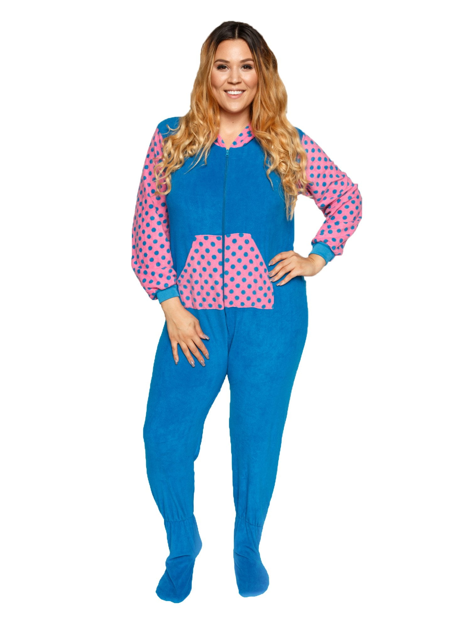 Xehar Women's Plus Size Soft Plush Warm Comfy Nightwear Loungewear