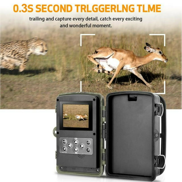 20MP Hunting Camera Outdoor Waterproof Night View Trail Camera Infrared Cam for Wildlife Hunting