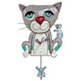 thumbnail image 1 of Allen Designs Souris le Chat Gris Minou Miaou Horloge Murale à Pendule à Piles, 1 of 3